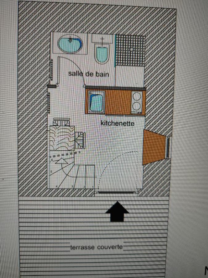 וילפור Le Secret Du Moulin, Agreable Tiny House Villefort מראה חיצוני תמונה